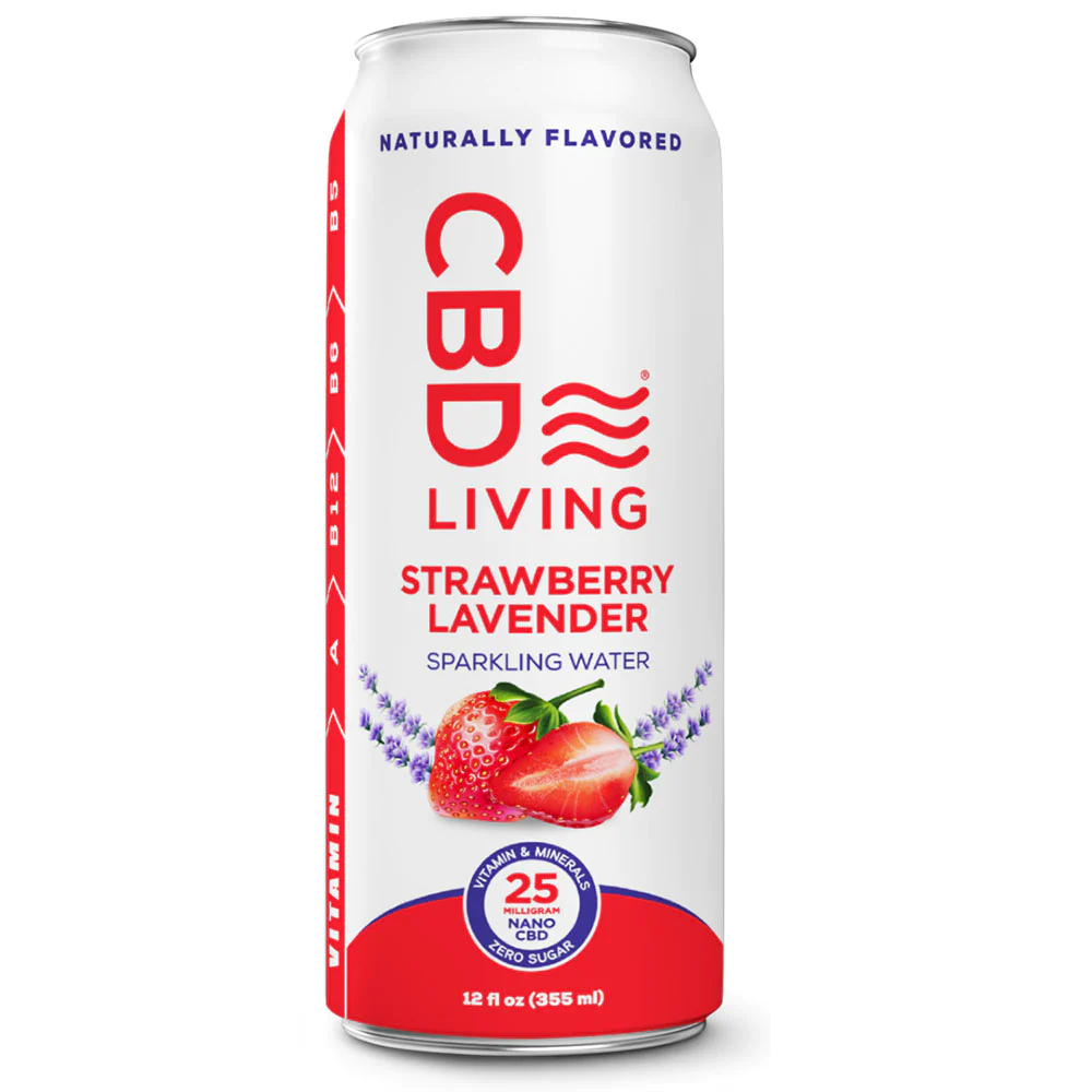 Strawberry Lavender Sparkling Water
